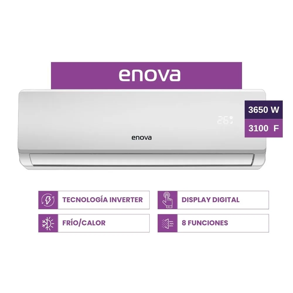 Aire Acondicionado Enova Inverter F/C 3650W